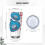 Dragon Quest 20oz Tumbler, Κούπα ταξιδιού καφέ από ανοξείδωτο ατσάλι με μόνωση κενού, Κούπα 4