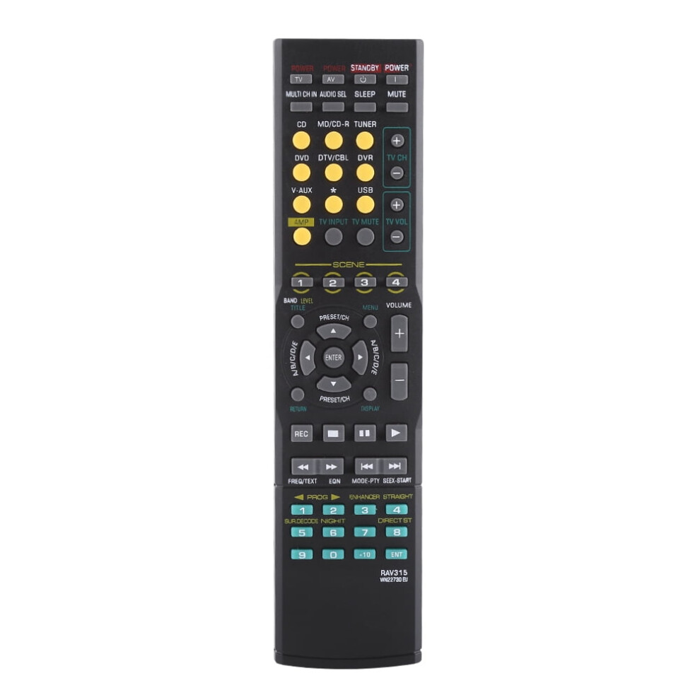 Audio Video Receiver, Rav315 Replacement Audio Remote Control Controller For Wn22730 Eu Universal Remote Control Black 9773935131880