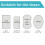 WINDLAND 2 Pcs Baby Fitted Bassinet Sheets Cradle Moses Basket Oval Rectangle Pad Sheet 2