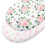 WINDLAND 2 Pcs Baby Fitted Bassinet Sheets Cradle Moses Basket Oval Rectangle Pad Sheet 4