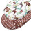 WINDLAND 2 Pcs Baby Fitted Bassinet Sheets Cradle Moses Basket Oval Rectangle Pad Sheet 6