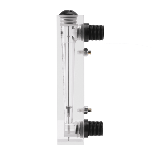 4X Black Adjustable Knob 0.1-1 GPM Panel Type Water Flow Meter -15 2