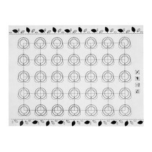 Begine Baking Mat,Silicone Macaron Baking Mat Black 40*30,Non-Stick Silicone Baking Mat Heat Resistant Liner Oven Sheet Macaron Cookie,Clearance Sale