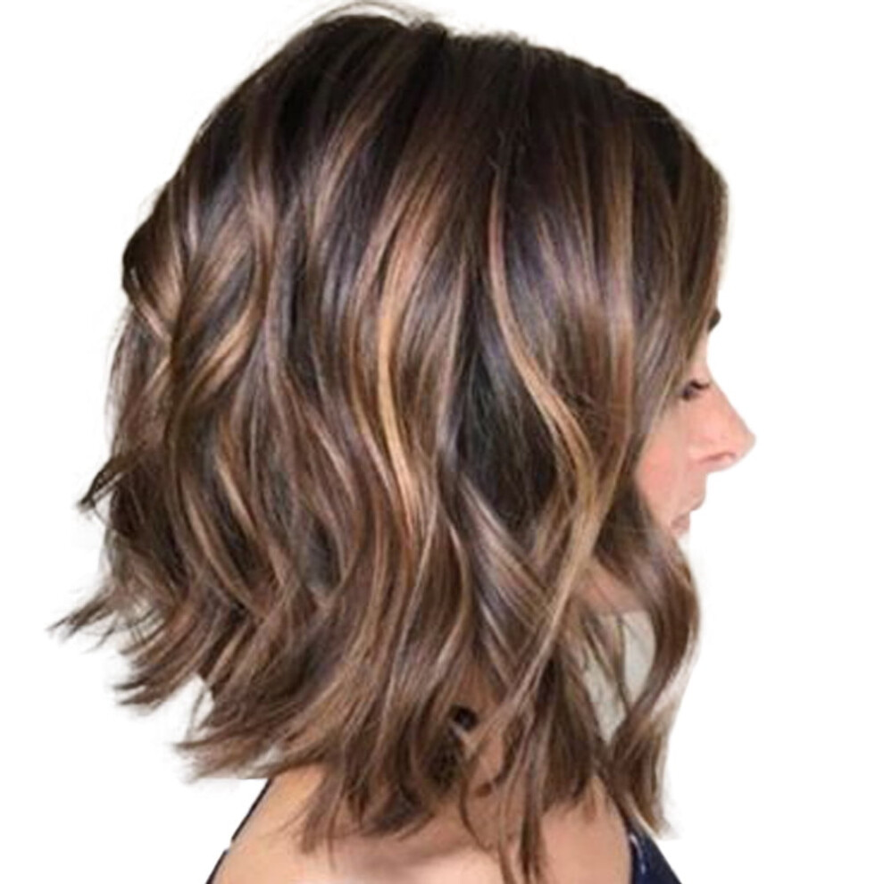 Zlezpi Clearance Wigs for Women Wig Black Glueless Short Wigs Front Net Rose Wavy Hair Human Women Wig, Wigs Human Hair Clearance Sale