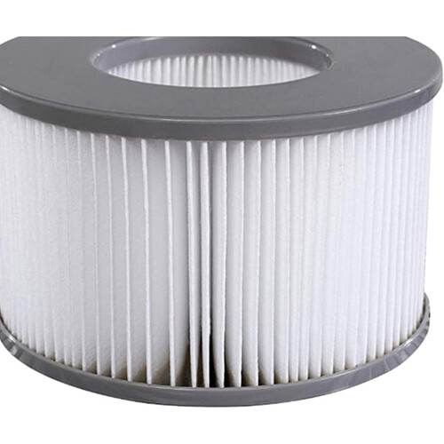 Inflatable Hot Tub Spa Pool Filter Cartridge Replacement 2 Pack for Indoor Outdoor Use (White) 1