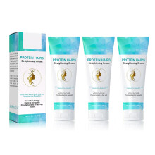 Protein Hair Straightening Cream for Frizz Control and SplitEnd , LongLasting Smoothness, 3pcs