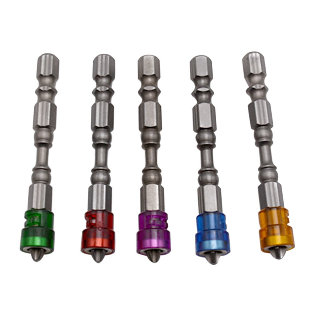 Cyber_monday Deals 2024 Viflosae 65Mm Magnetic Plasterboard Screwdriver Bits Ph2 Screw Hex Shank Depth Tools & Hardware 9482726589792