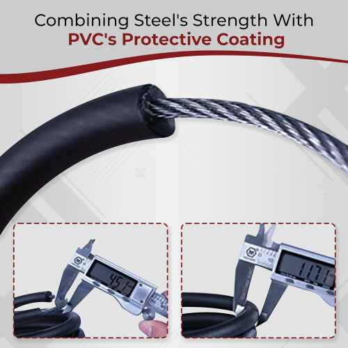 Keyless Bike Cable Lock with Preset Numeric Combination for Bicycle, Helmet, Luggage AntiTheft (1 Pack) 1