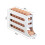 4-Tier Fridge Egg Holder - Auto Rolling Organizer, Space-Saving Egg Dispenser, Large Capacity compatible with Refrigerator 2