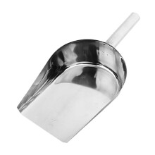 Heavy Duty Stainless Steel Ice Scoop, Multi-Purpose Food Scoop for Kitchen, Restaurant, Bar & Party Use by Goohae
