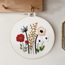 Quinlirra Embroidery Stitch Kit Set for Beginners-Handmade Embroidery Diy Clearance Items Fathers Day Gifts