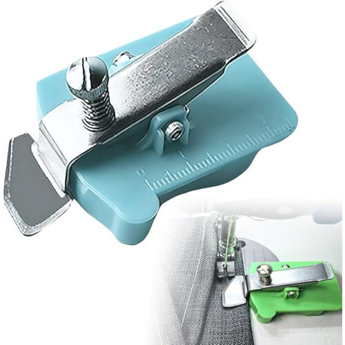 Magnetic Seam Guide for Sewing Machine with Clip, Hemming & Multi-Function Guide, Blue, 1pcs