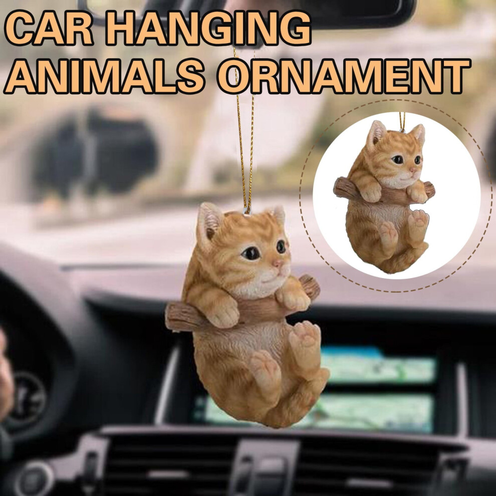 Jannly Cat Dog Car Hanging Ornament,Deco Rear View Mirror,Funny Plane Deco 9175034949272