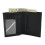 Spacious men's leather wallet with 12 card slots - Black 1