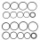 18Pcs Lens Filter Ring Adapter Step Up Down 37-82mm Set For Camera 1