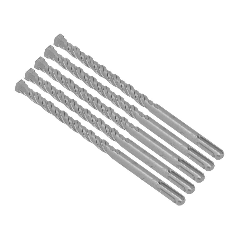 5Pcs Carbide Tip Impact Drill Bits, 210Mm, 12Mm Flute 8721381873015