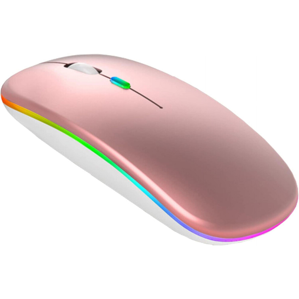 Bluetooth Rechargeable Mouse/E, Slim Three Modes(2.4G+Bt5.2+Bt3.0) Silent/Quiet Buttons With 3 9482828986192