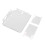 Custodia rigida in plastica trasparente Jixopn per 2DS + pellicola 1