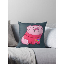 ASPORIC Gravity Falls Waddles Sierkussenhoezen 1 stuk Landelijke Woondecoratie Bankkussenhoezen