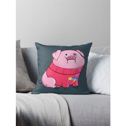 Μαξιλαροθήκες ASPORIC Gravity Falls Waddles Throw, 1 πακέτο μαξιλαροθήκες καναπέ για διακόσμηση