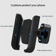 Gnobogi Fietsaccessoires Aluminiumlegering Mobiele Telefoonhouder voor Motorfiets, Mountainbike, Buitensporten en Fitness Uitverkoop
