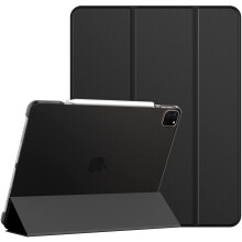 Capa compatível com iPad Pro de 12,9 polegadas (6ª/5ª geração, modelo 2022/2021), capa rígida fina com suporte.