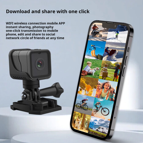 SUSUchens1080P Βιντεοκάμερα Συμβατή με HD Ασύρματη WiFi Αδιάβροχη Ανθεκτική στη σκόνη 2