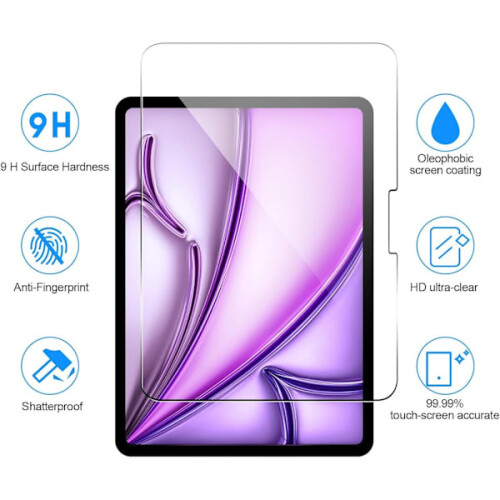 Compatible with iPad Pro 11 Inch 2024 Tempered Glass Screen Protector 1