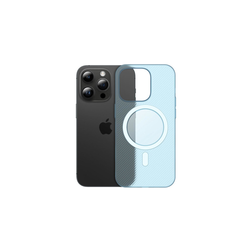 Ultra Thin Magsafe Case In Frosted For Compatible With Iphone 14 Blue 9773935136649