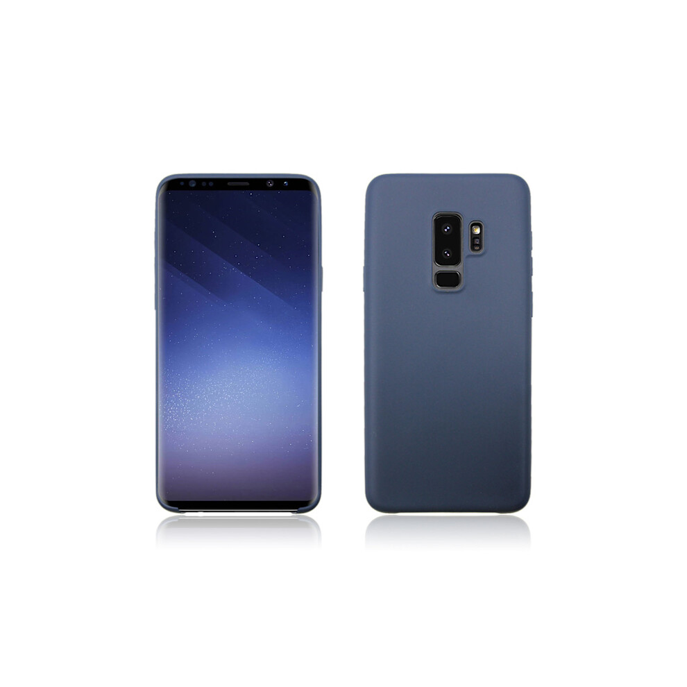 Compatible With Samsung Galaxy S9 - Silicone Case In Matte Design Dark Blue 9773935137066