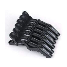 Hair Sectioning Clips Set of 6, Professional NonSlip Double Hinged Alligator Hair Clips for Salon Styling