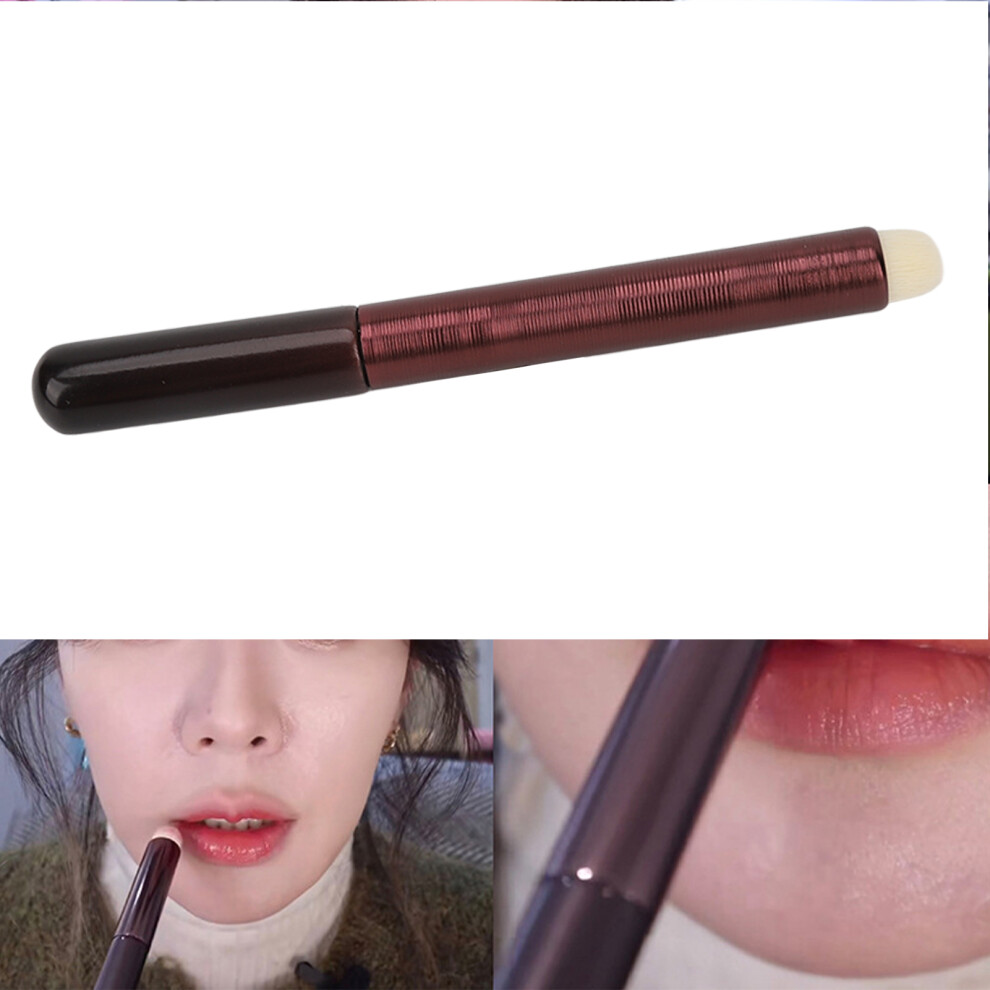 Portable Lip Brush Artificial Fiber Round Head Small Concealer Brush