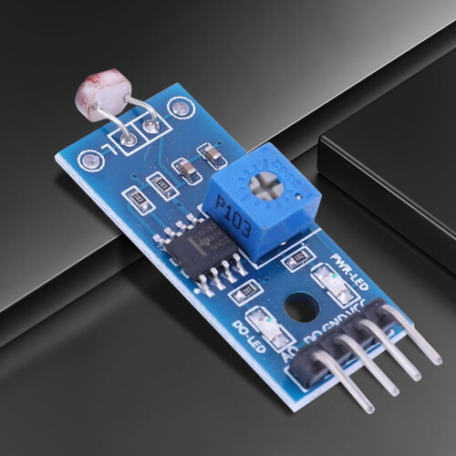 jixopn 4Pin Optical Sensitive Resistance Module 3.5V-5V LM393 Light Detection Sensitivity Light Sensor Module for Arduino DIY Kit 1