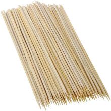 1000 Skewers 12" Wooden Stick BBQ Shish Kabob Fondue Grill Party Bulk Lot