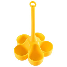 Silicone 5-Hole Egg Steamer Basket for Perfect Steamed & Poached Eggs, Portable Kitchen Gadget, Compatible with Same Sky Gift Pot