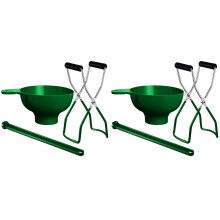 2PCS Canning Kit Jar Wide Mouth Canning Funnel Lid For Canning Jars Anti B