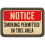 Notice Smoking Permitted In This Area Sign 1