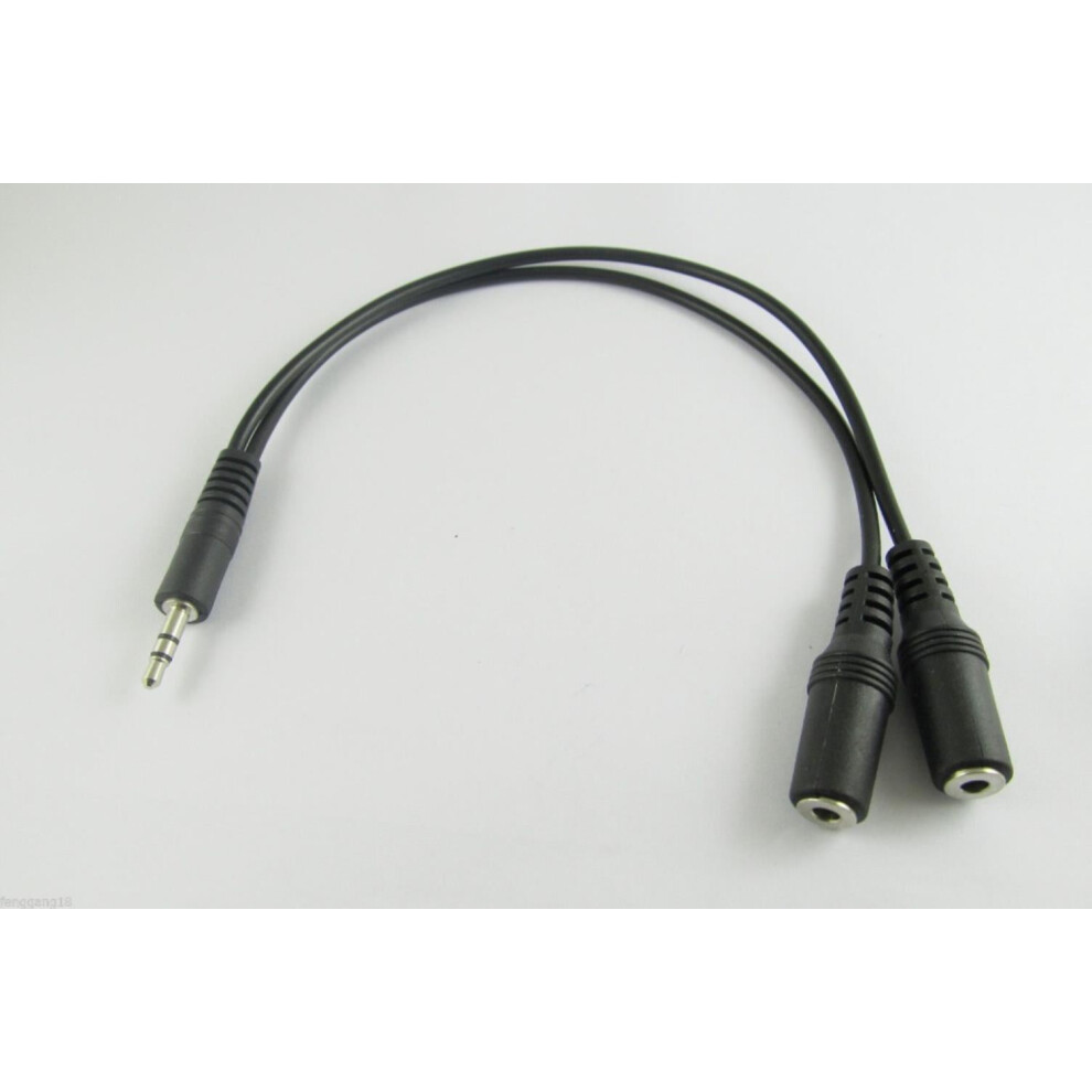 For 10Pcs 3.5Mm 1 Stereo Audio Headphone Y Splitter Adapter Cable For Mp3 Mp4 28Cm 9175034955419