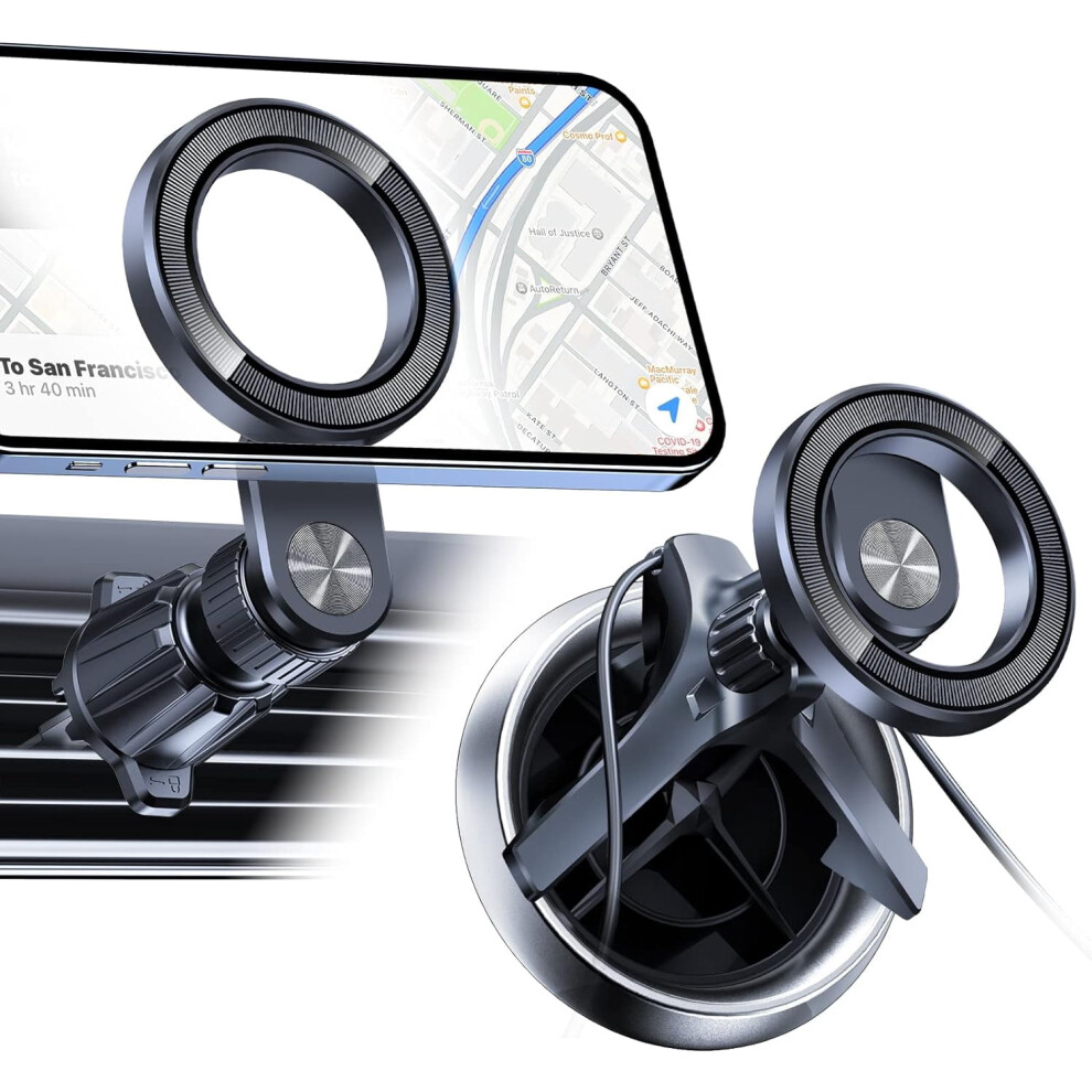 Compatible With Magsafe Vent Phone Mount[Round Vent Solution] Magnetic Phone Holder For Car 9175034956034
