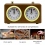 2X Mechanical Chess Clock Analog for Chess Game Timer Clock Official Clocks No Battery Needed 3