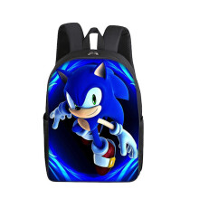Zaino Sonic The Hedgehog 3D per studenti, libri, personaggio dei cartoni animati, zaino scolastico, borsa per ragazzi, regalo D