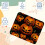 Mouse Pad σε σχήμα κολοκύθας για το Halloween, 8,3'' x 9,8'', αντιολισθητική βάση από καουτσούκ, 3