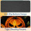 Mouse Pad σε σχήμα κολοκύθας για το Halloween, 8,3'' x 9,8'', αντιολισθητική βάση από καουτσούκ, 4