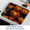 Mouse Pad σε σχήμα κολοκύθας για το Halloween, 8,3'' x 9,8'', αντιολισθητική βάση από καουτσούκ, 6