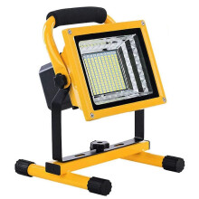 LED Work Light Rechargeable Floodlight with Remote, Super Bright IP65 Waterproof 6 Modes, 15600mAh Battery for Camping, Fishing, Home, Car