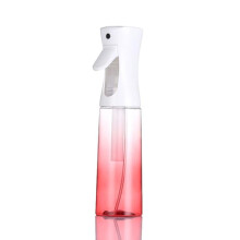 Continuous Spray Bottle for Hair 300ml Fine Mist Plant Sprayer with EasyPress Trigger Red Gradient