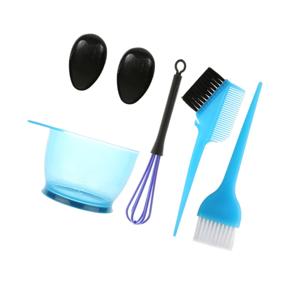 Hair Dye Brush Set with Comb Bowl Gloves for Precise and Even Hair Coloring at Home