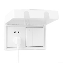 Waterproof Socket Cover IP44 Rated Double 86 Type for Bathroom and Kitchen Child Safety Protection Gold
