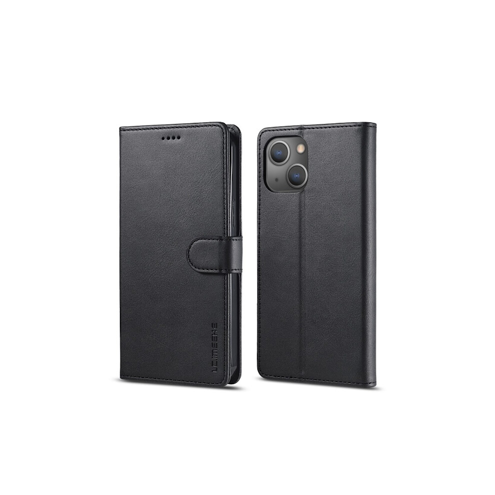Compatible With Iphone 13 - Lc.imeeke Leather Case - Black 9482726598756