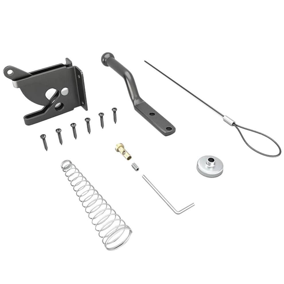 Mizh 1 Set Self-Locking Latch Gate Gravity Latch Heavy Duty Gate Handle Locking Gate Latch 9482726599371